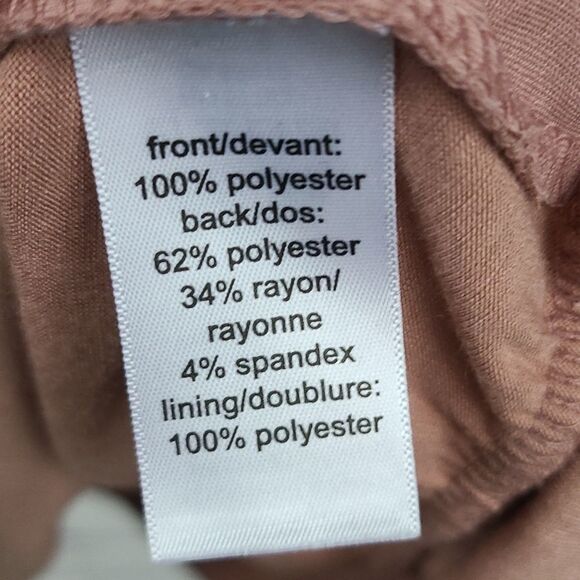 Maurices Sleeveless Top Medium Dusty Rose Pleated Neck Sheer Halter Keyhole Back - Picture 8 of 12